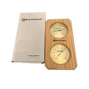Sauna Thermometer Bjerg‎ Instruments Measurement Sauna Room NEW